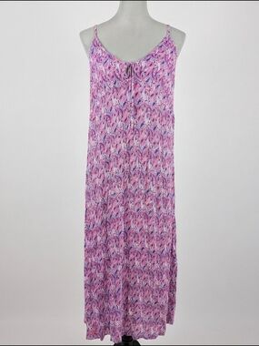 Simply‎ Southern Pink & Purple Paisley Print Top